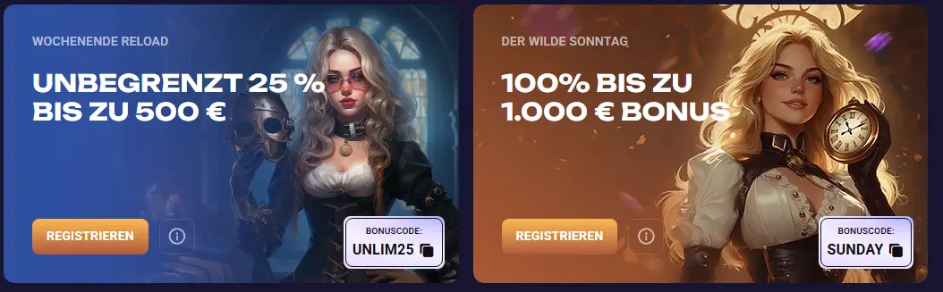 Wöchentliche Promotionen – Challenges, Missionen und regelmässige Belohnungen